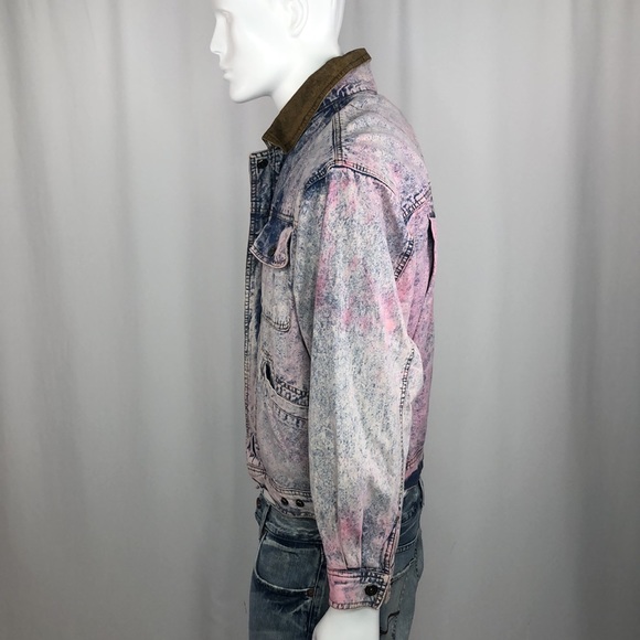 Mirage Vintage Acid Wash Denim Jacket - Picture 5 of 10